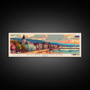 Nizhnevartovsk Russia Travel Art, City Art, Framed Canvas Print or Metal Wall Art, Europe Travel Poster, Panoramic Wall Art, Extra Wide Wall Art