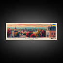 Poltava Ukraine Wall Art, Panoramic Travel Poster, Panoramic Framed Canvas Print, City Wall Art, Wall Hanging Home Decor, Travel Art
