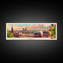 Reims France Travel Art, City Art, Framed Canvas Print or Metal Wall Art, Europe Travel Poster, Panoramic Wall Art, Extra Wide Wall Art