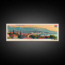 Split Croatia Travel Print Wall Art, Panoramic City Art, Travel Art, Wall Decor, Vacation Gift, Framed Canvas Print Or Metal Art