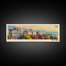 Thessaloniki Greece Travel Art, City Art, Framed Canvas Print or Metal Wall Art, Europe Travel Poster, Panoramic Wall Art, Extra Wide Wall Art