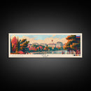 Ufa Russia Wall Art, Panoramic Travel Poster, Panoramic Framed Canvas Print, City Wall Art, Wall Hanging Home Decor, Travel Art