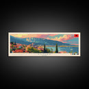 Vlore Albania Travel Art, City Art, Framed Canvas Print or Metal Wall Art, Europe Travel Poster, Panoramic Wall Art, Extra Wide Wall Art