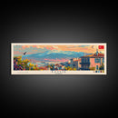 Izmir Turkey Travel Print Wall Art, Panoramic City Art, Travel Art, Wall Decor, Vacation Gift, Framed Canvas Print Or Metal Art