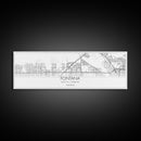 Panoramic Fontana City Map, California Art, Map Print, Minimalist Wall Art, Canvas Art, Housewarming Gift, Street Map Art, Closing Gift