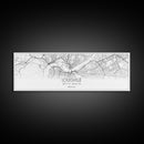 Panoramic Louisville City Map, Kentucky Art, Map Print, Minimalist Wall Art, Canvas Art, Housewarming Gift, Street Map Art, Closing Gift