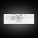 Panoramic Lubbock City Map, Texas Art, Map Print, Minimalist Wall Art, Canvas Art, Housewarming Gift, Street Map Art, Closing Gift