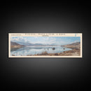 Fool Hollow Lake Arizona Framed Canvas Print, Panoramic Lake House Decor, Wall Art, Travel Poster, Majestic Lake Painting, Nature Art