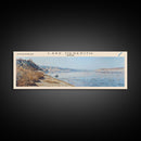 Lake Meredith Texas Framed Canvas Print, Lake House Decor, Panoramic Wall Art, Travel Poster, Scenic Landscape Painting, Bedroom Decor