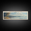 Truman Reservoir Missouri Panoramic Wall Art, Framed Canvas Print, Lake House Decor, Travel Poster, Beautiful Lake Scene, Bedroom Decor