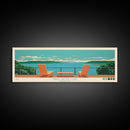 Table Rock Lake, Missouri Framed Canvas Print, Lake House Art, Midcentury Modern Decor, Pop Art, Travel Poster, Living Room Wall Art