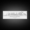 Panoramic Rancho Cucamonga City Map, California Art, Map Print, Minimalist Wall Art, Canvas Art, Housewarming Gift, Street Map, Closing Gift