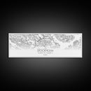 Panoramic Stockholm City Map, Sweden Art, Map Print, Minimalist Wall Art, Canvas Art, Housewarming Gift, Street Map Art, Closing Gift
