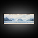 Fiordland National Park Travel Print Wall Art, Travel Poster Print, Retro Style COUNTRY Home Decor, Wall Hanging, Travel Gift Idea, Unique Metal Art