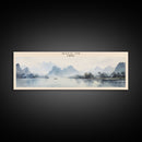 Guilin COUNTRY Travel Poster Print, Framed Canvas Print, COUNTRY Travel Art, Wood Framed Art, Wall Hanging, Home Decor