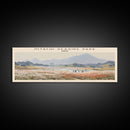 Hitachi Seaside Park COUNTRY | Framed Travel Poster Canvas Print | Trendy Wall Art | Watercolor Painting | Living Room Art | Unique Art