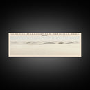 Lencois Maranhenses National Park COUNTRY Travel Poster Print, Framed Canvas Print, COUNTRY Travel Art, Wood Framed Art, Wall Hanging, Home Decor