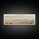 Mount Cook Framed Canvas Print Travel Poster | Wall Art | Home Decor | Gift For Travel Lover | Wall Hanging | Original Art