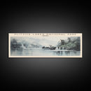 Plitvice Lakes National Park Travel Print Wall Art, Travel Poster Print, Retro Style COUNTRY Home Decor, Wall Hanging, Travel Gift Idea, Unique Metal Art