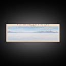The Uyuni Salt Flats COUNTRY | Framed Travel Poster Canvas Print | Trendy Wall Art | Watercolor Painting | Living Room Art | Unique Art