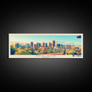 Adelaide, Australia Panoramic Travel Poster Canvas Print, Adelaide, Australia Painting, Australia Art, Adelaide Panoramic Travel Art, Travel Painting