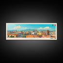 Apodaca, Mexico Panoramic Travel Poster Canvas Print, Apodaca, Mexico Painting, Mexico Art, Apodaca Panoramic Travel Art, Travel Painting