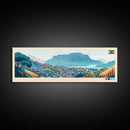Panoramic Travel Poster Bahir Dar, Ethiopia Canvas Print, Bahir Dar, Ethiopia Painting, Ethiopia Art, Bahir Dar Travel Art, Guest Room Painting