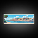 Benguela, Angola Panoramic Travel Poster Canvas Print, Benguela, Angola Painting, Angola Art, Benguela Panoramic Travel Art, Travel Painting