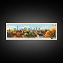 Panoramic Travel Poster Brantford, Canada Canvas Print, Brantford, Canada Painting, Canada Art, Brantford Travel Art, Guest Room Painting