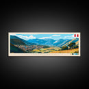 Cajamarca, Peru Panoramic Travel Poster Canvas Print, Cajamarca, Peru Painting, Peru Art, Cajamarca Travel Art, Guest Room Painting