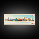 Chiclayo, Peru Panoramic Travel Poster Canvas Print, Chiclayo, Peru Painting, Peru Art, Chiclayo Travel Art, Guest Room Painting