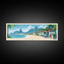 Contagem, Brazil Panoramic Travel Poster Canvas Print, Contagem, Brazil Painting, Brazil Art, Contagem Travel Art, Guest Room Painting