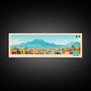 Culiacan, Mexico Panoramic Travel Poster Canvas Print, Culiacan, Mexico Painting, Mexico Art, Culiacan Panoramic Travel Art, Travel Painting