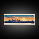 Joinville, Brazil Panoramic Travel Poster Canvas Print, Joinville, Brazil Painting, Brazil Art, Joinville Travel Art, Living Room Painting