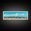 Lubumbashi, Congo Panoramic Travel Poster Canvas Print, Lubumbashi, Congo Painting, Congo Art, Lubumbashi Travel Art, Guest Room Painting