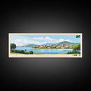 Mwanza, Tanzania Panoramic Travel Poster Canvas Print, Mwanza, Tanzania Painting, Tanzania Art, Mwanza Panoramic Travel Art, Travel Painting
