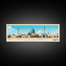Namangan, Uzbekistan Travel Poster Panoramic Canvas Print, Namangan, Uzbekistan Painting, Uzbekistan Art, Namangan Travel Art, Guest Room Painting