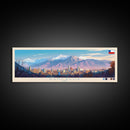 Rancagua, Chile Panoramic Travel Poster Canvas Print, Rancagua, Chile Painting, Chile Art, Rancagua Panoramic Travel Art, Travel Painting
