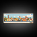 San Luis, Argentina Panoramic Travel Poster Canvas Print, San Luis, Argentina Painting, Argentina Art, San Luis Travel Art, Guest Room Painting