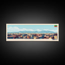 Sodo, Ethiopia Panoramic Travel Poster Canvas Print, Sodo, Ethiopia Painting, Ethiopia Art, Sodo Panoramic Travel Art, Travel Painting