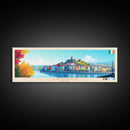 Swords, Ireland Travel Poster Panoramic Canvas Print, Swords, Ireland Painting, Ireland Art, Swords Travel Art, Guest Room Painting
