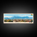 Tarija, Bolivia Panoramic Travel Poster Canvas Print, Tarija, Bolivia Painting, Bolivia Art, Tarija Travel Art, Living Room Painting