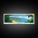 Tumaco, Colombia Panoramic Travel Poster Canvas Print, Tumaco, Colombia Painting, Colombia Art, Tumaco Panoramic Travel Art, Travel Painting