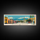 Aguascalientes, Mexico Panoramic Canvas Print, Aguascalientes, Mexico Painting, Mexico Art, Aguascalientes Travel Poster, Travel Art, Guest Room Painting