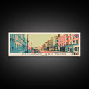 Brighton and Hove, England Panoramic Canvas Print, Brighton and Hove, England Painting, England Art, Brighton and Hove Travel Poster, Travel Art, Vacation Gift