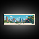 Campinas, Brazil Panoramic Canvas Print, Campinas, Brazil Painting, Brazil Art, Campinas Travel Poster, Travel Art, Housewarming Gift