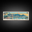 Cape Town, South Africa Panoramic Canvas Print, Cape Town, South Africa Painting, South Africa Art, Cape Town Travel Poster, Travel Art, Housewarming Gift