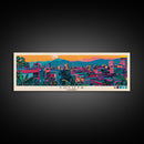 Cucuta, Colombia Panoramic Canvas Print, Cucuta, Colombia Painting, Colombia Art, Cucuta Travel Poster, Travel Art, Guest Room Painting