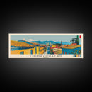 Chimalhuacan, Mexico Panoramic Canvas Print, Chimalhuacan, Mexico Painting, Mexico Art, Chimalhuacan Travel Poster, Travel Art, Living Room Painting