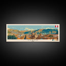 Cusco, Peru Panoramic Canvas Print, Cusco, Peru Painting, Peru Art, Cusco Travel Poster, Travel Art, Guest Room Painting